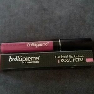 Bellapierre kiss proof lip cream.